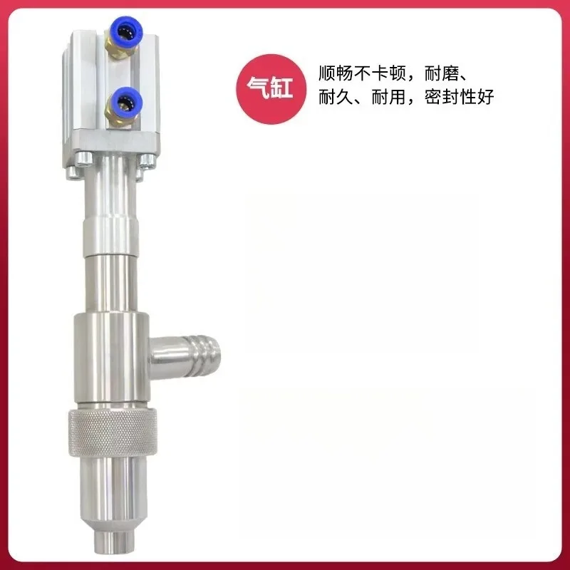 Anti-Drip Pneumatic Filling Head 304 Stainless Steel Discharge Nozzle Paste Body Liquid Filling Machine Accessories