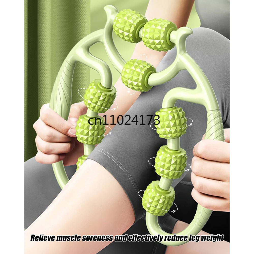

Massage Roller for Neck Thigh Calf and Leg, Personal Muscle Handheld Deep Tissue Trigger Point Foam Myofacial Tools Pro Recovery