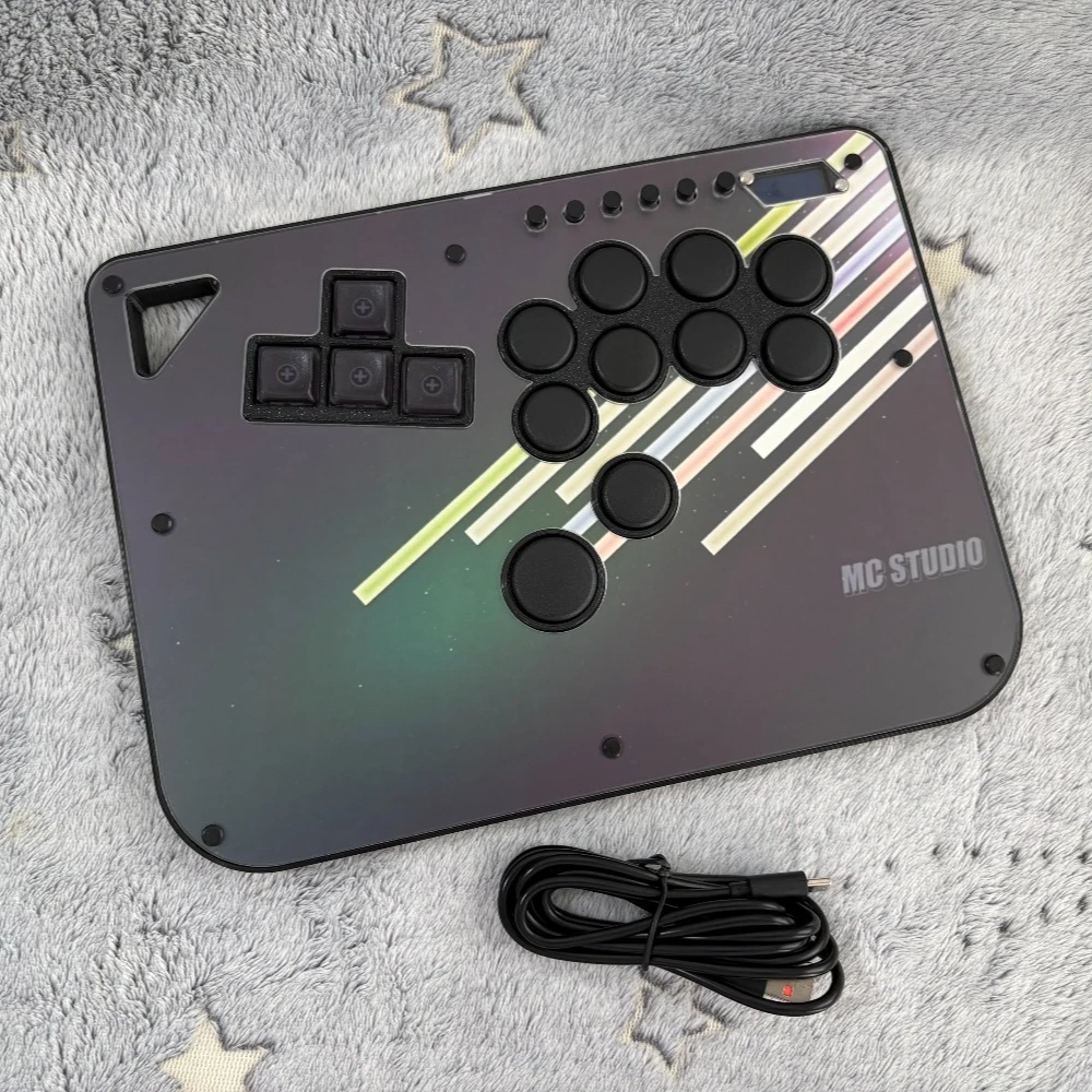 Mixbox Low Profile Game Keyboard Customized MC Studio Wired Hot Swap 3D Print Acrylic RGB Left Right Mechanical Gaming Keyboard