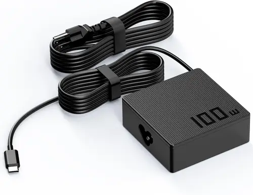 Imagen 1 del producto Cargador de ordenador portátil USB-C de 100W para ASUS ROG A20-100P1A, flujo Z13 X13, carga rápida PD de 100W para adaptador de corriente de flujo Asus ROG