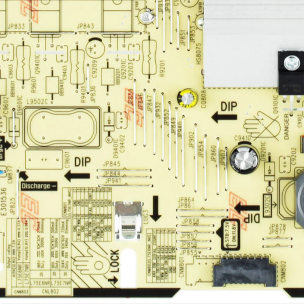 لوحة إمداد طاقة التلفزيون ، HG75AJ690UKXXM ، HG75AJ690UKXXV ، HG75NJ690UFXZA ، UA75NU7100RXTW ، UE75NU7100UXCE ، l75e6nrnhs ،