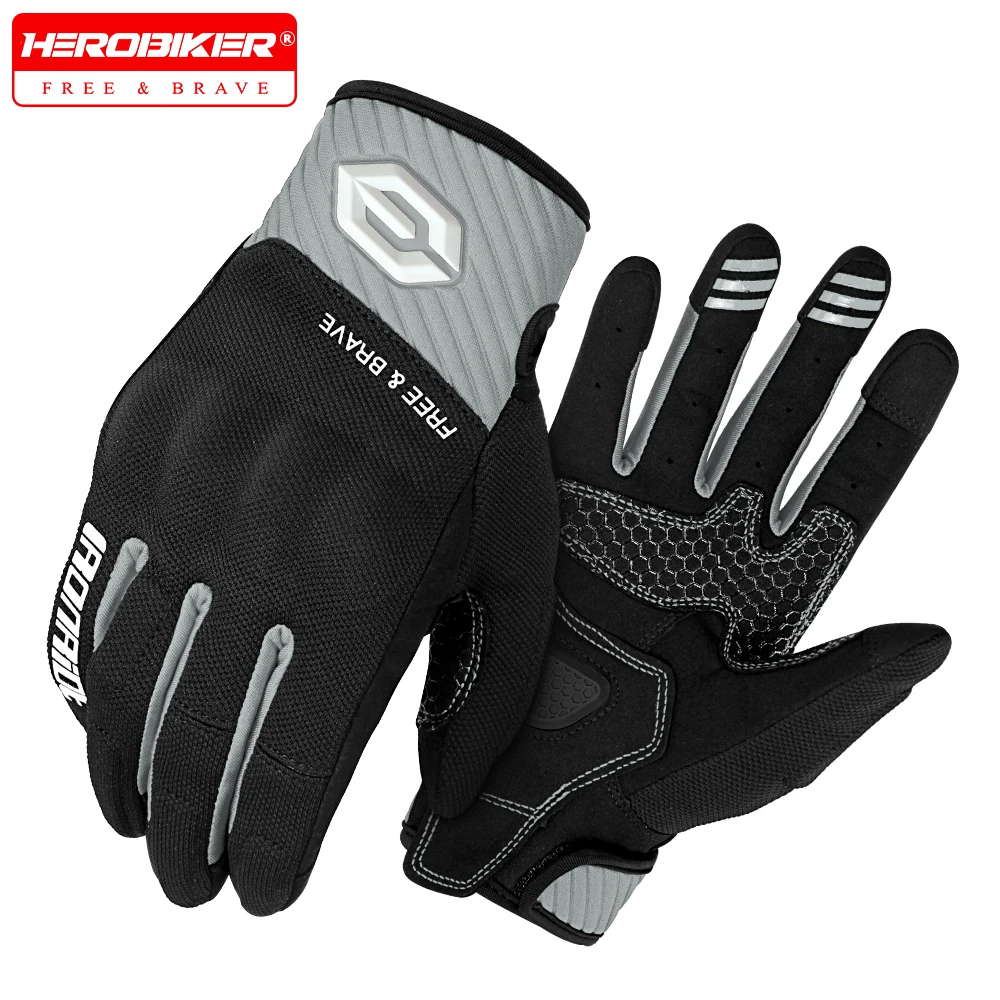 

Motorbike Gloves Touch Screen Men Motorcycle Gloves Outdoor Moto Riding Gloves Women Motocross Full Finger Racing Gloves