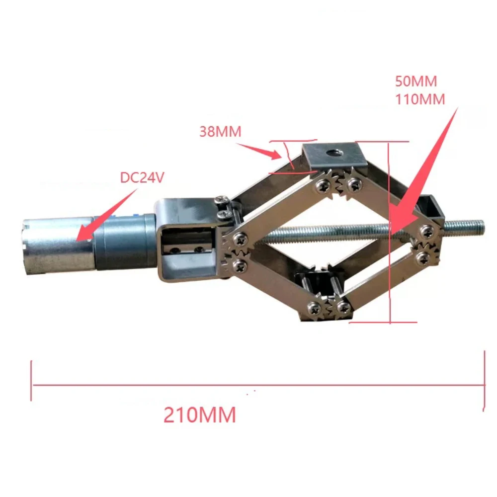 Electric Micro Jack Lift Height Adjustment Tensioner for Micro Model Car Lifting Platform DC 24V 10KG