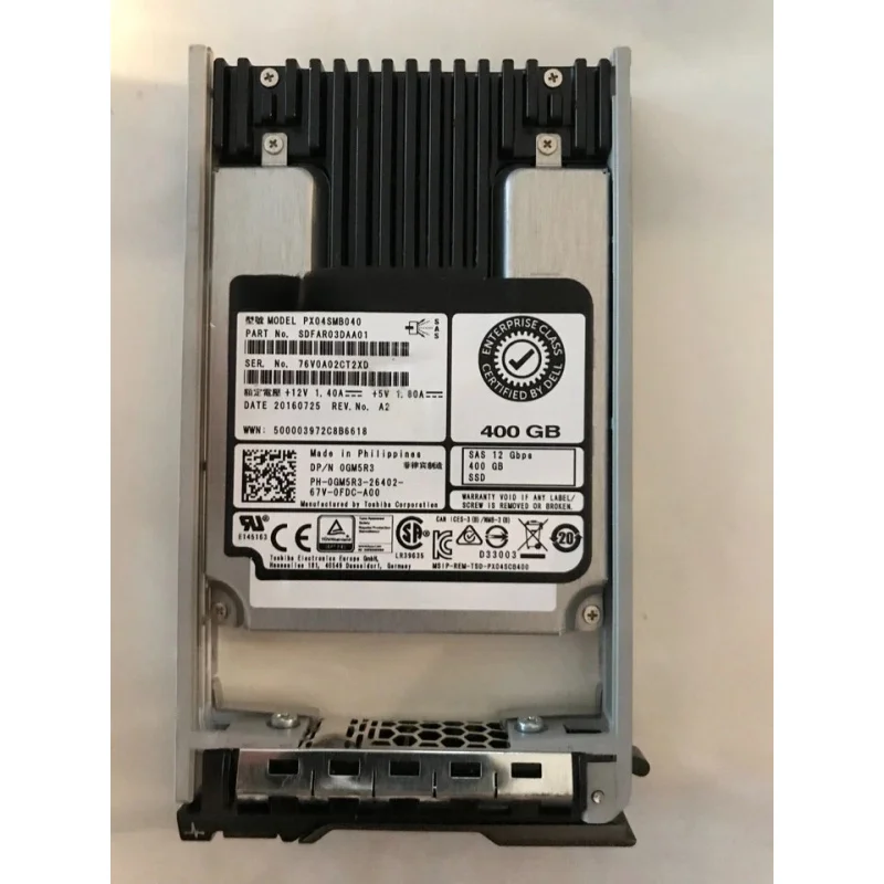 

Z for 0GM5R3 GM5R3 DELL 400GB 12Gb/s SAS 2.5in MLC SSD R720 R730 R630