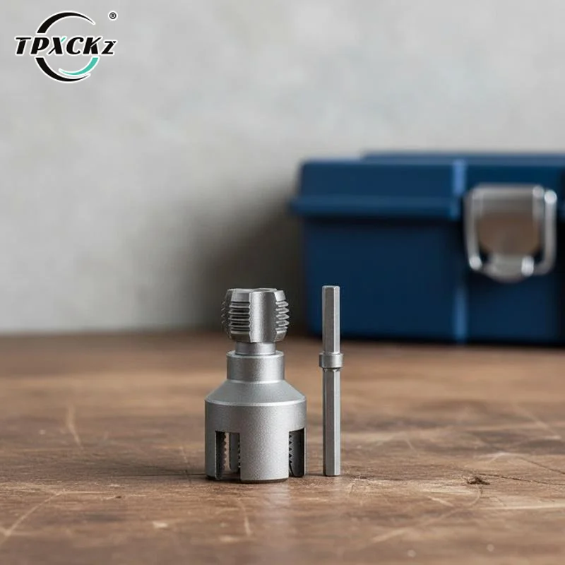 

[SL]Pipe Thread Cutting Tool Integrated Internal & External Pipe Threading Tool Electric Drill Compatible PVC Pipe Threader Kit