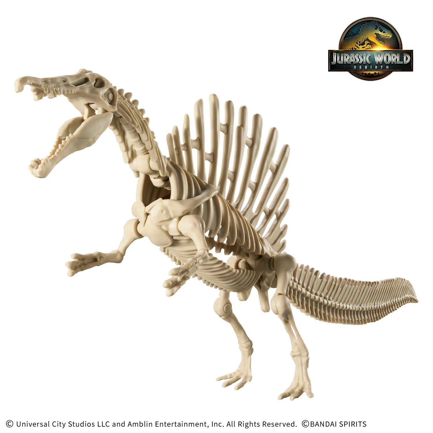 Bandai Genuine Original PLANNOSAURUS Model Kit In Stock Anime Figure JURASSIC WORLD Spinosaurus Assembly Model Toys Boys Gifts