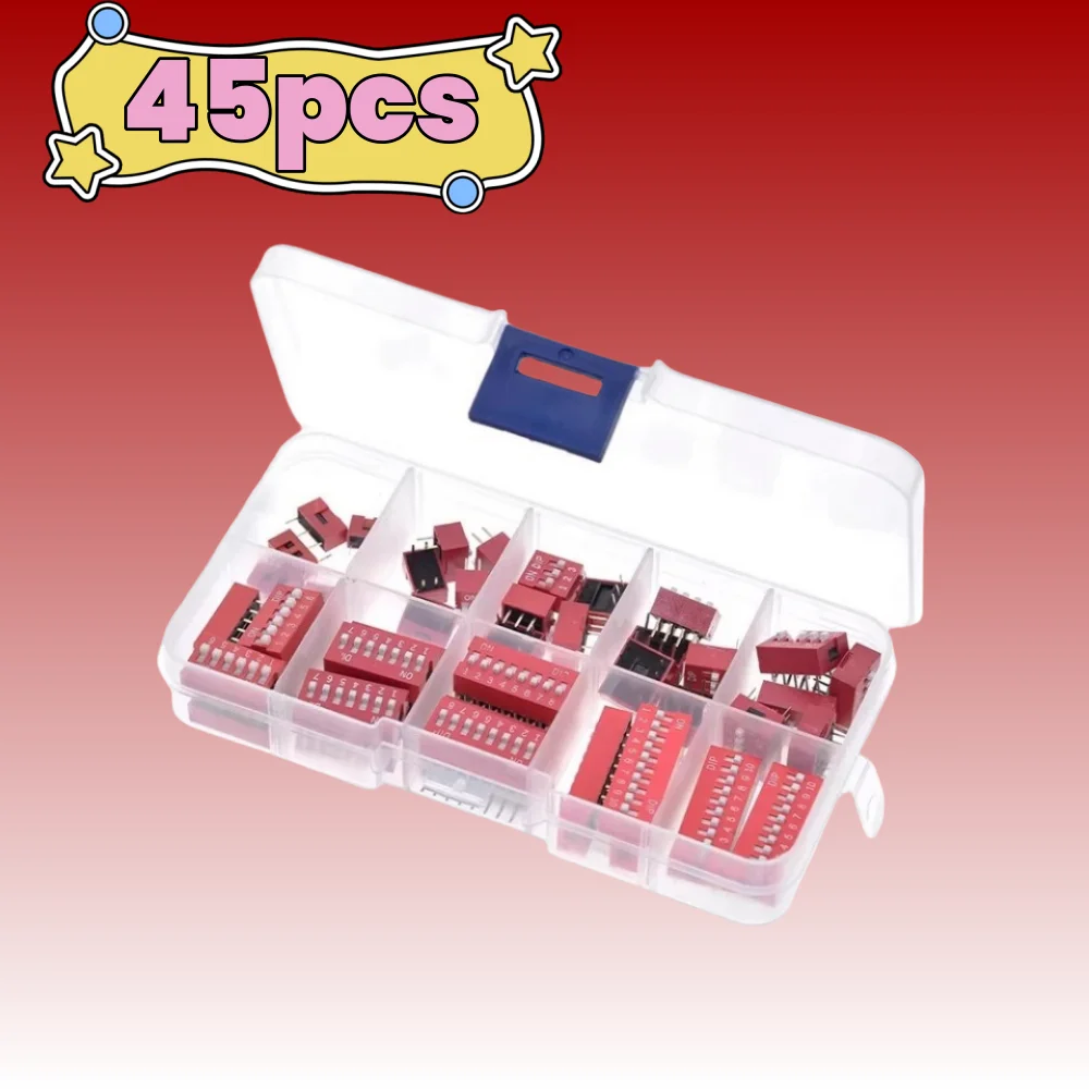 45PCS Dip Switch 2.…