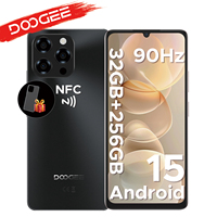 Global Version DOOGEE Note58 Pro Android 15 Smartphones 8GB RAM 256GB ROM 6250mAh Large Battery 6.75 HD + Display NFC Cellphone