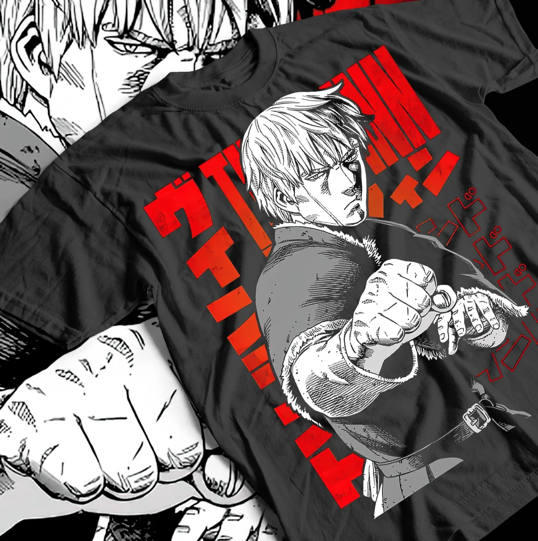 Unisex Thorfinn Son of Thors Anime T-Shirt, Manga Viking Saga Shirt shirt