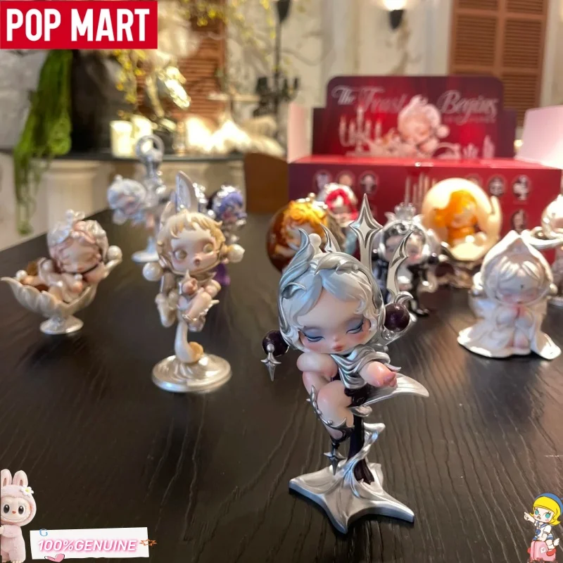 POPMART Skullpanda The Feast Begins Series Blind Box Mystery Box Toy Figurine Doll Cute Figure Desktop Ornament Xmas Adult Gift