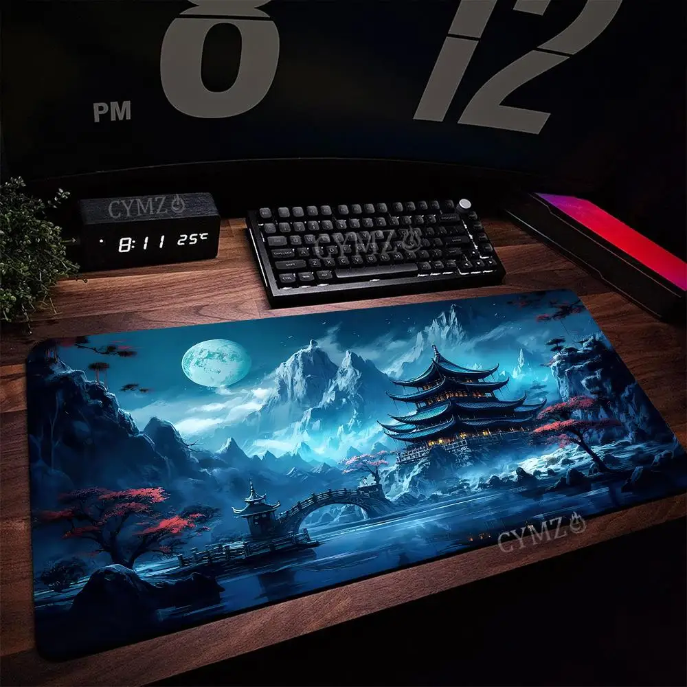 

Sakura Scenery Mouse Pad Desk Mat Mousepad Large Abstract Mouse Pad Gaming Deskmat With Lockedge Office Non-slip Carpet