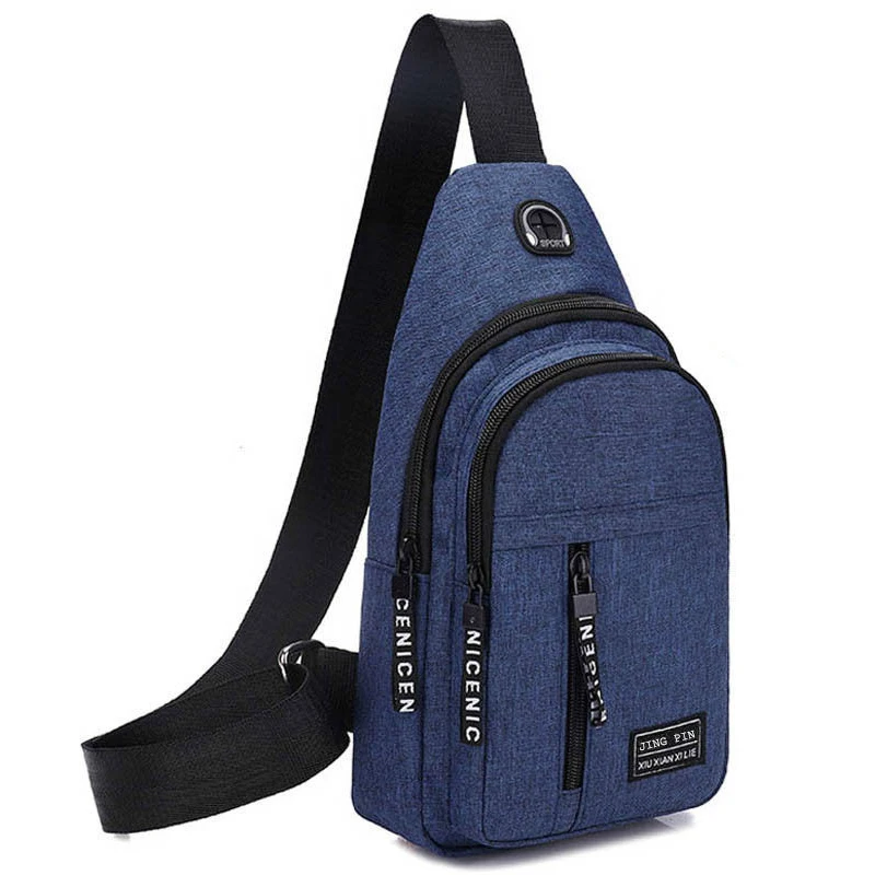 1pc neue Männer Umhängetaschen Brusttasche multifunktion ale Umhängetaschen Reise Schulter tasche