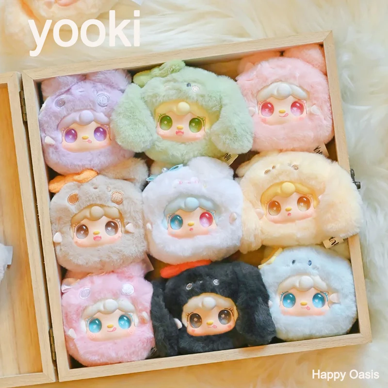 

Новая оригинальная слепая коробка Yooki Cutely Rabbit Series -- милая виниловая плюшевая кукла, сумка, брелок, загадочная коробка, аниме-фигурки, игрушки, подарки для девочек