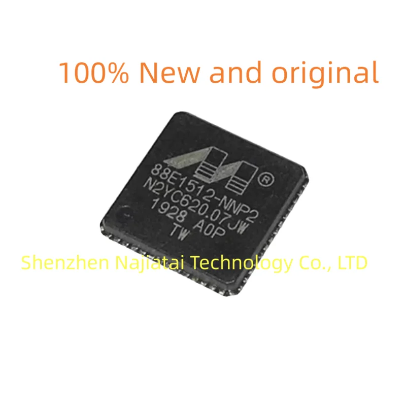 

5 шт./лот 100% Новый оригинальный 88E1512-A0-NNP2I000 88E1512-NNP2 QFN56 IC чип