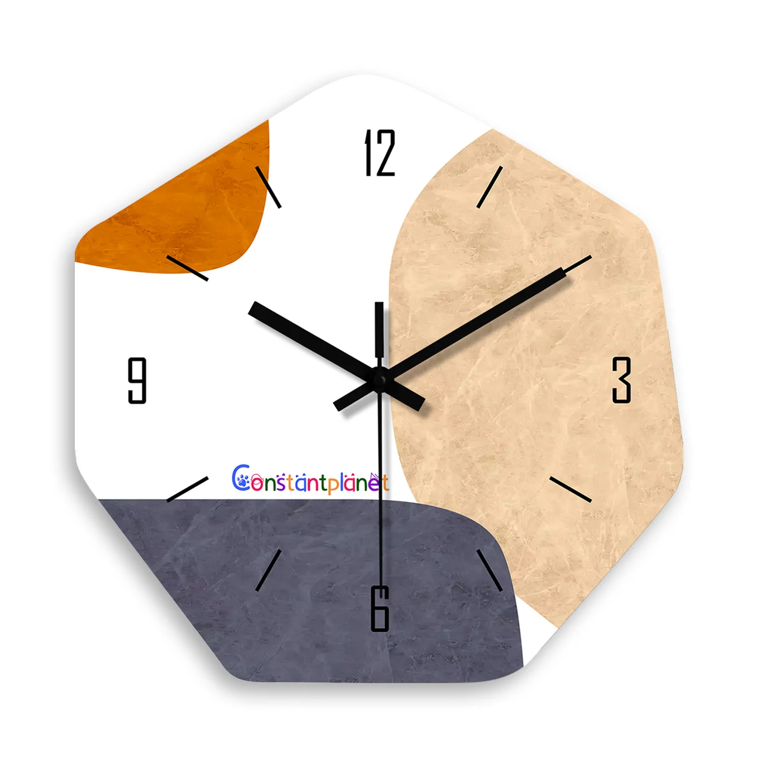 

Абстрактное искусство Геометрический цвет соответствия Кристалл Фарфоровые настенные часы Гостиная Спальня Кухня Украшение дома Настенные часы Бесшумные кварцевые часы Праздничный подарок 12 дюймов 14 дюймов 16 дюймов (без батарей)