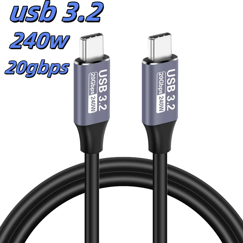 16K Thunderbolt 5 Kabel 80 Gbit/s Ultra High Speed USB-C auf USB 4.0 Voll ausgestattetes Kabel für MacBook Pro iPad Pro Laptop-Telefon