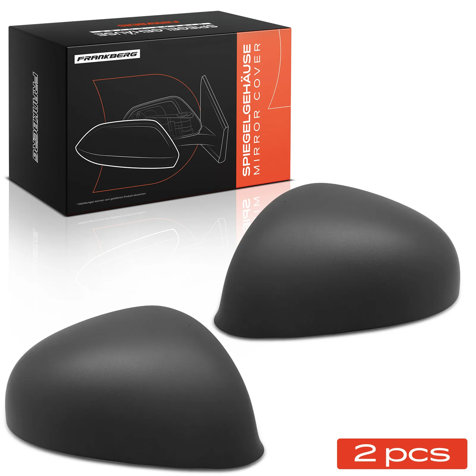 Frankberg 2x Cover Buitenspiegelkap voor links rechts voor Fiat 194 Lancia Ford 735368128 735403813 735403812