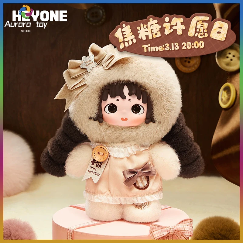 

Оригинальная коллекционная фигурка Kawaii Heyone Fufu Caramel Wish Day Series: модный настольный декор для дня рождения, игрушка-украшение, подарок для девочек