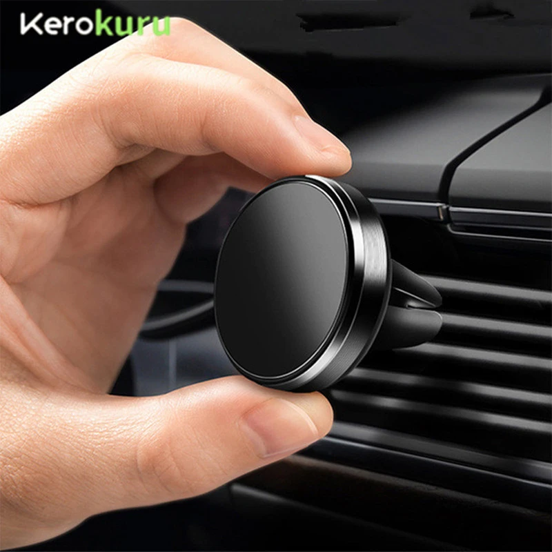 Kerokuru Magnetic Phone Holder for Xiaomi Huawei in Car GPS Air Vent Mount Magnet Stand Mobile Car Phone Holder for iPhone 14 13