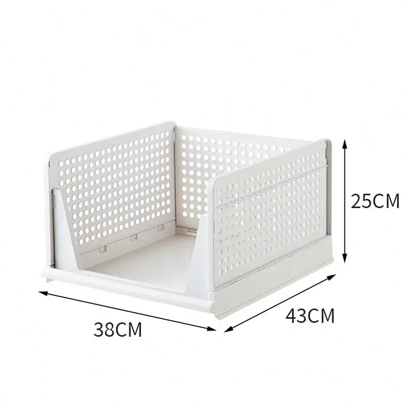 High quality kitchen plastic drawer storage box storage device foldable wardrobe basket