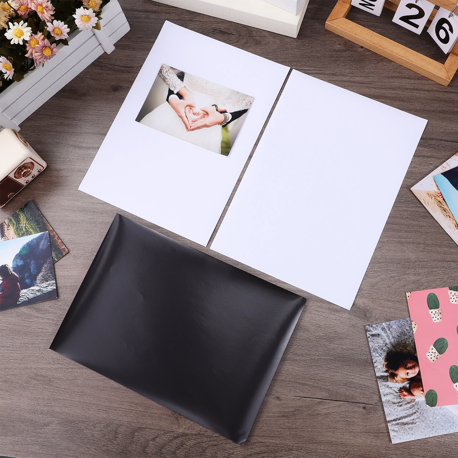 

Magnetic Printer Paper 10 Sheets Photo White Label A4 Size Printable Magnetic Sheets for Labels Posters Photo Albums