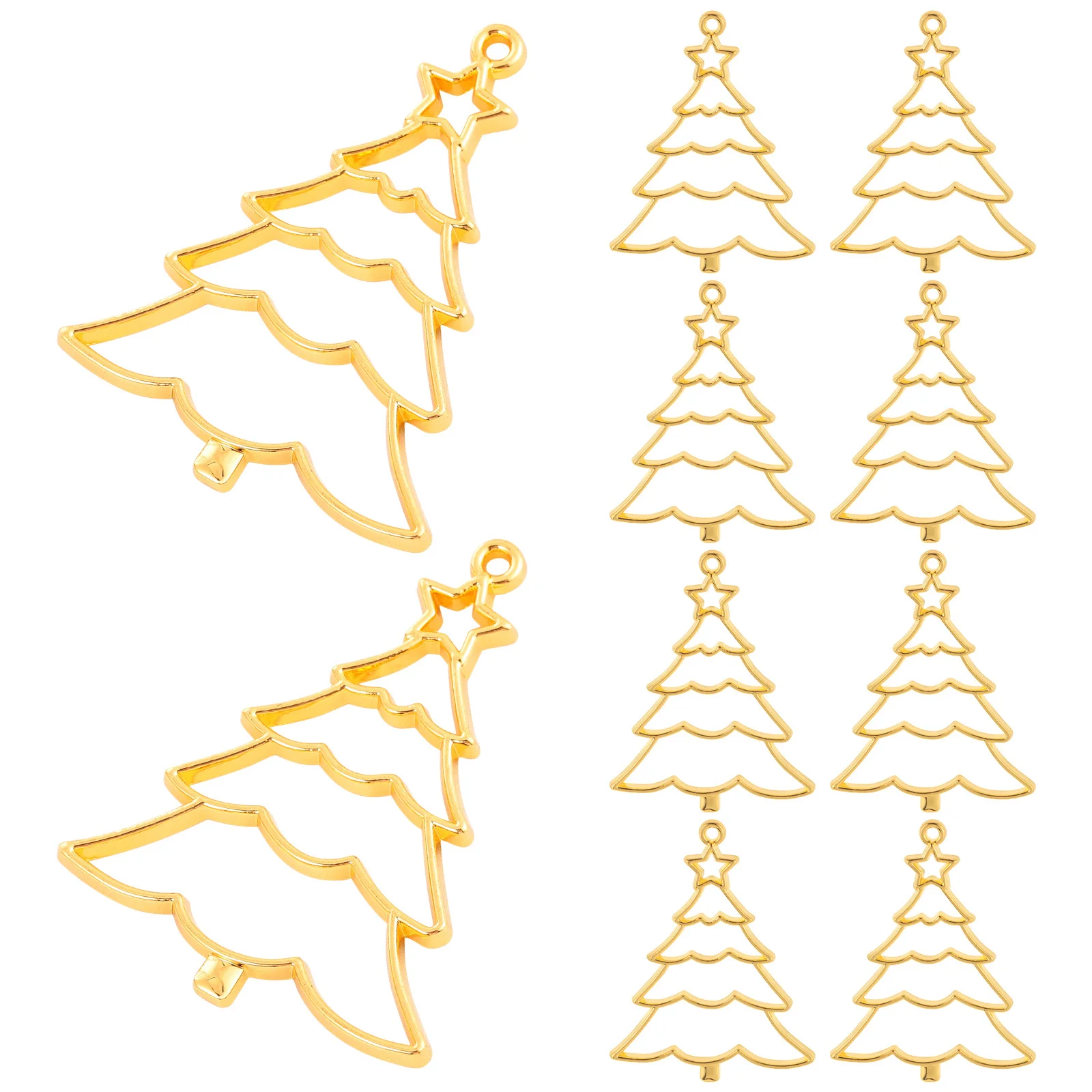 

5pcs 5 Pieces Crafting Bezels Charms for Earrings Jewelry Making Holiday Pendants Unique Resin Accessory