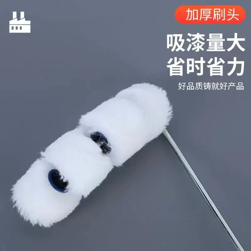 Roller brush Paint Latex paint Construction roller Special-shaped pulley roller brush head
