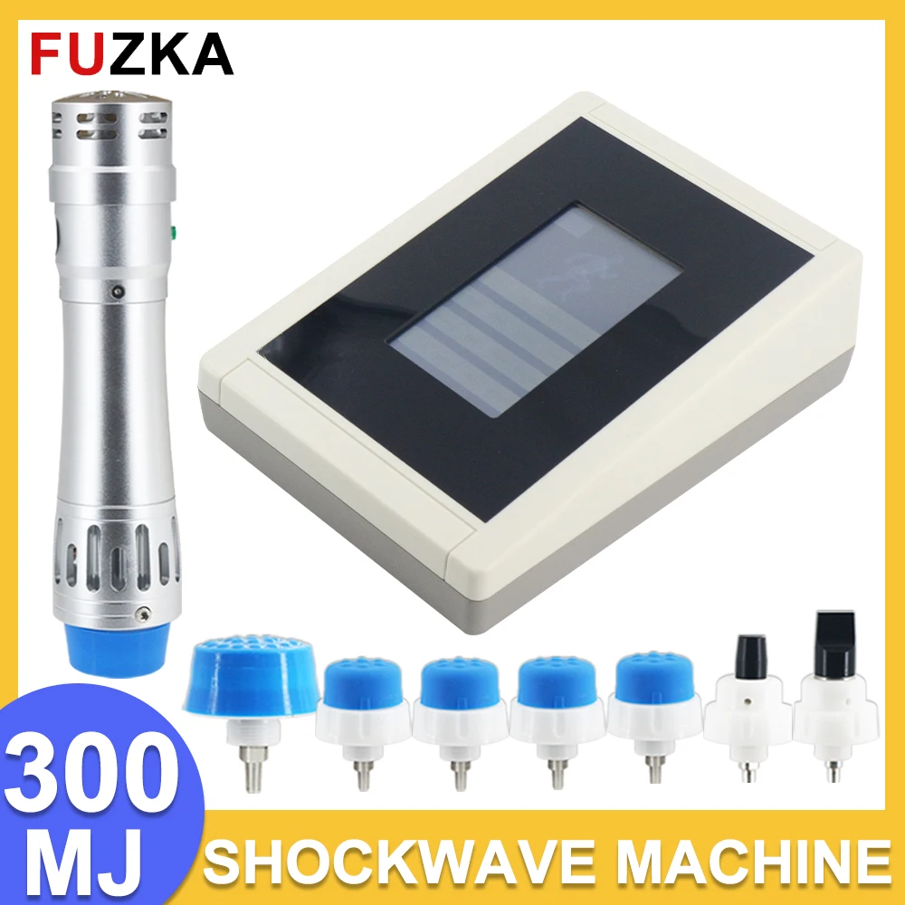 

300MJ Shockwave Therapy Machine ED Treatment Body Relax Massager Tennis Elbow Pain Relief Home Use Shock Wave Equipment