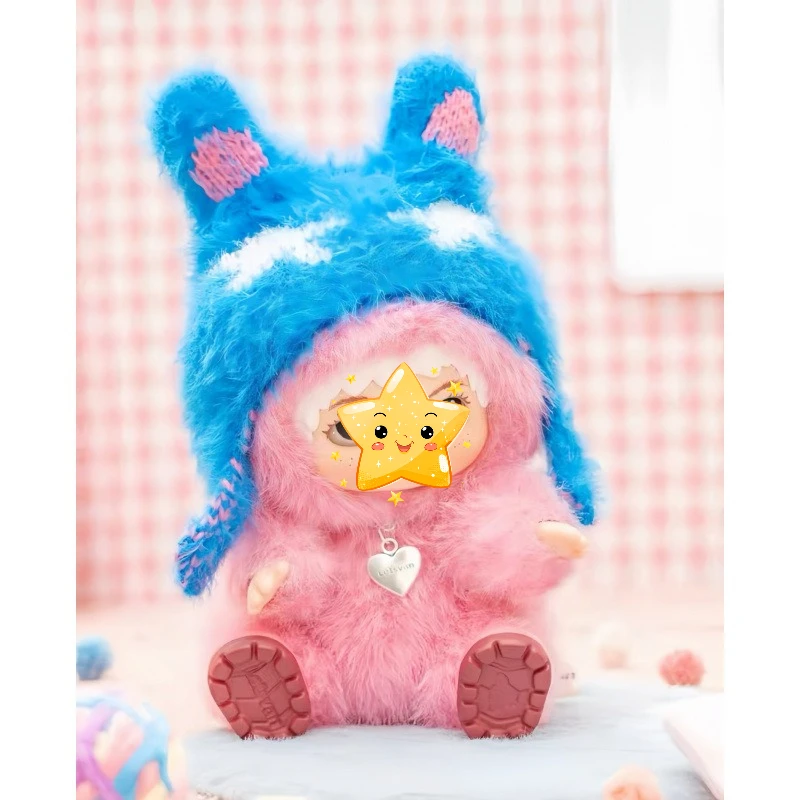 WaKuku Figure Ornament Plush Doll WAKUKU 【1.0】 Generation Tide Fun Party Series Toys Blind Box, Cute Doll for Girls Blind Box