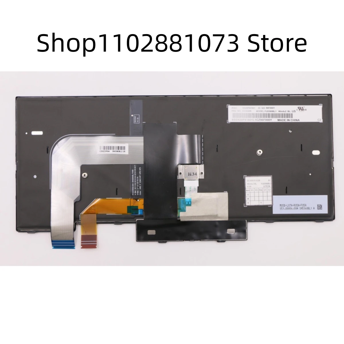 New And Original USA English Backlight Keyboard For Lenovo ThinkPad T470 T480 FRU 01HX459