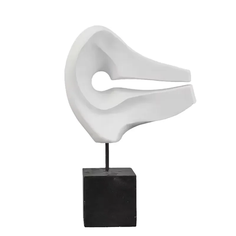 for Luxury Resin Abstract Sculpture Creative Art Interior Home Decoration Modern Furnishing Ornament  Living Room Shelf
