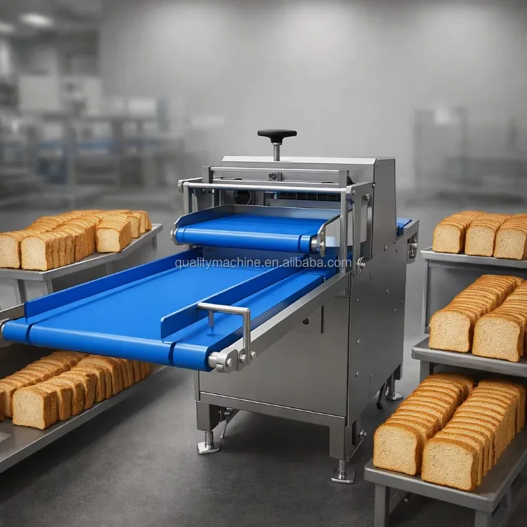 Factory Direct Commercial Bread Slicer Machine for Bakery Continuous Toast and Square Bread Cutting Equipment