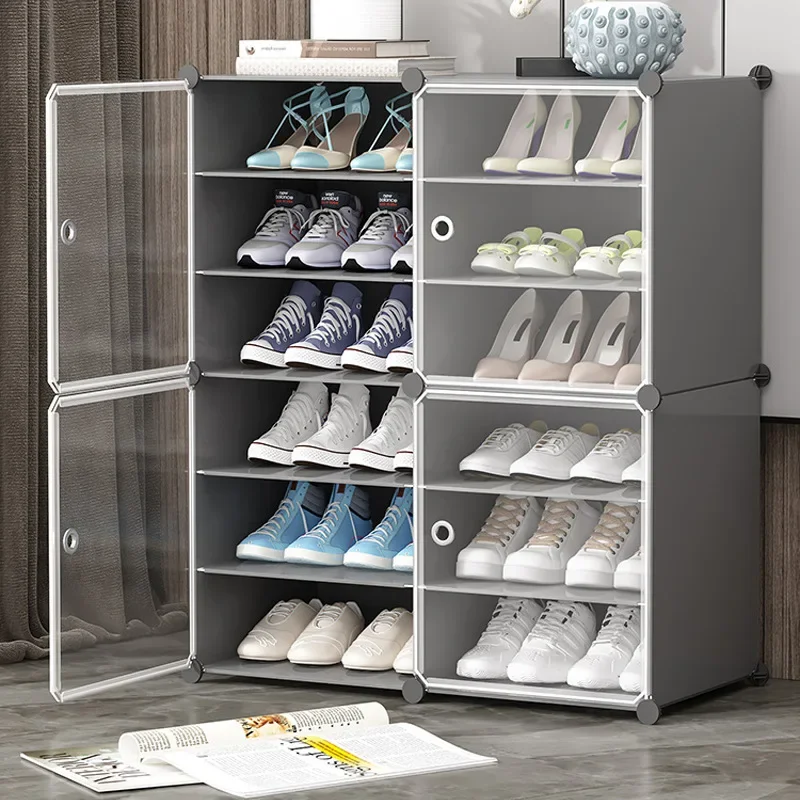 Shoe rack multi-layer new modern simple large-capacity dust-proof storage dormitory bedroom