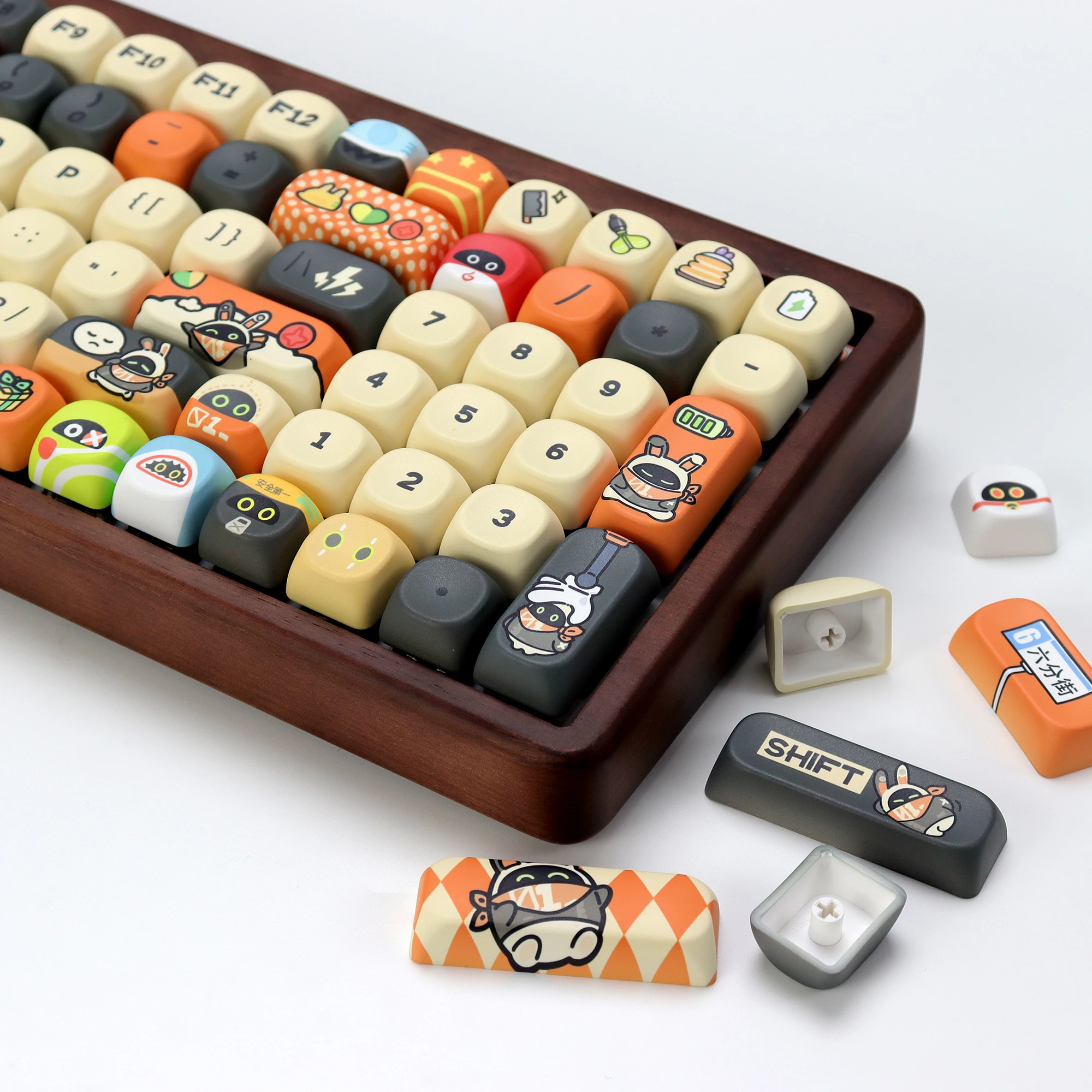 Gaming Keyboard Number Pad - أغطية مفاتيح أنيمي لطيفة ZZZ Bangboo