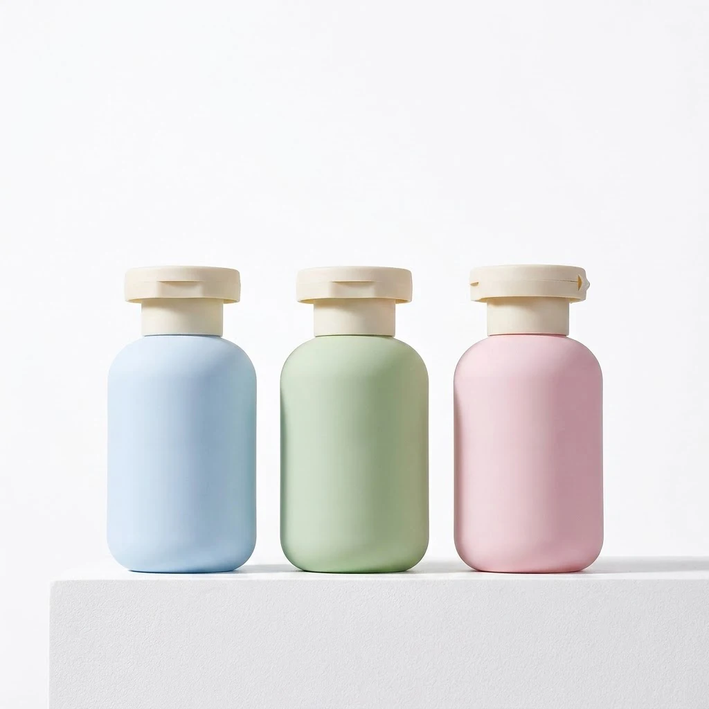 3Pcs 100ML Replaceable Portable Travel Refill Bottle Cosmetics Lotion Shampoo Moisturising Lotion Cream Empty Sub-botting