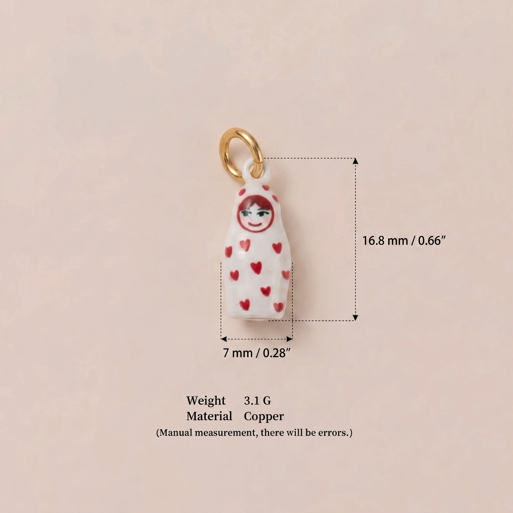 Modische und trendige neue festliche Liebes-Pferdefigur mit wackeligem DIY-Anhänger für Schmuck. – Detail 6
