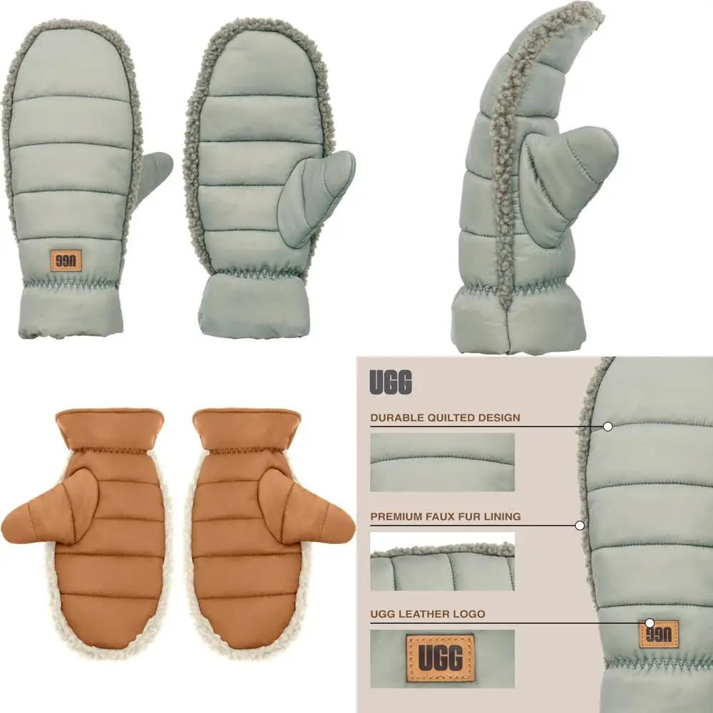 

Women's Plush Mittens with Warm Fluffy Lining - Cozy Winter Gloves for Outdoor Activities