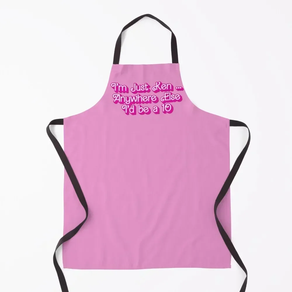 

I'm Just Ken ... Anywhere Else I'd be a 10 Apron For Women Kitchen kitchen woman Kitchen Front chef costume Apron