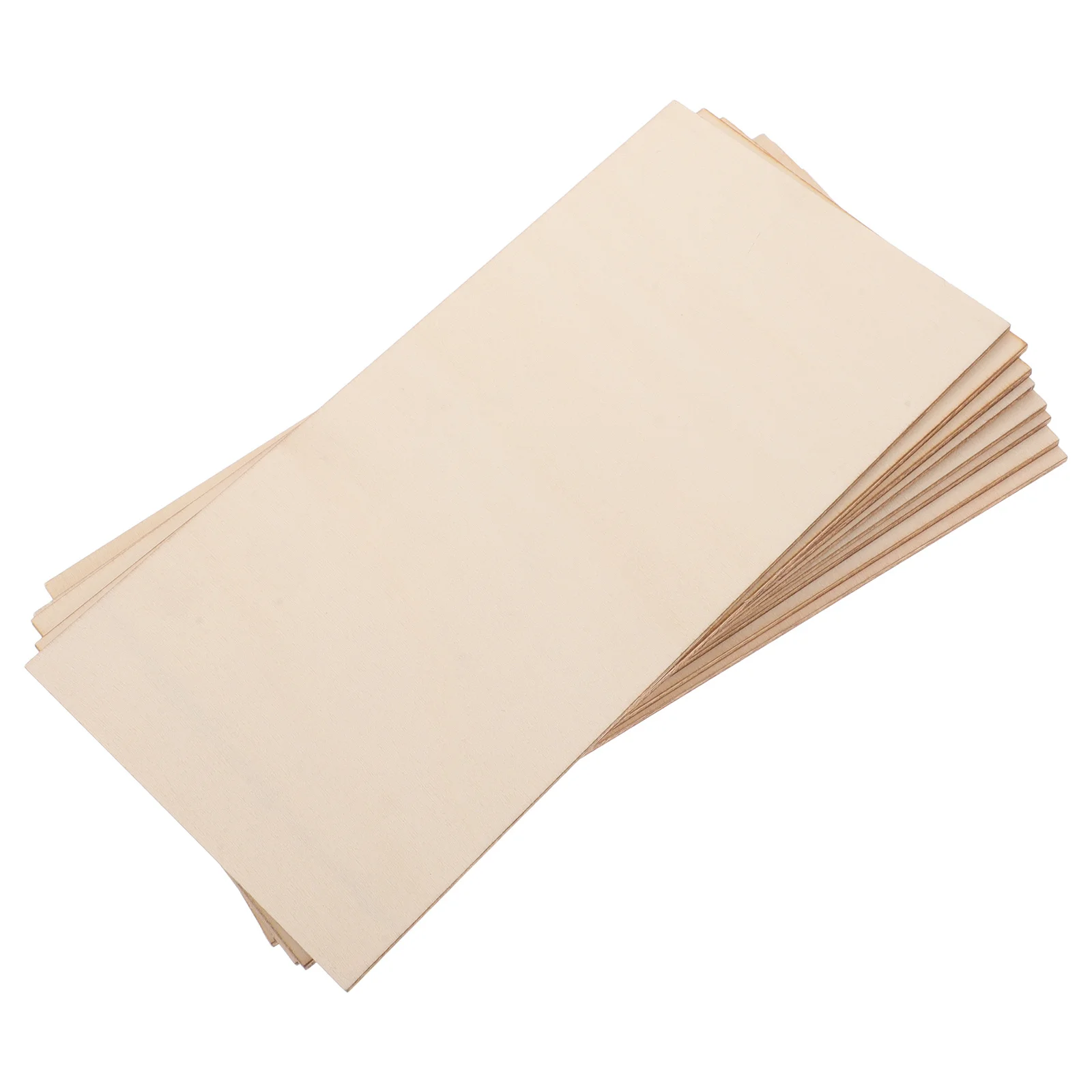 

8Pcs 10x20cm Unfinished Plywood Sheets Blank Wood Planks for DIY Crafts Engraving Painting Decorations Wooden Plaque Signs