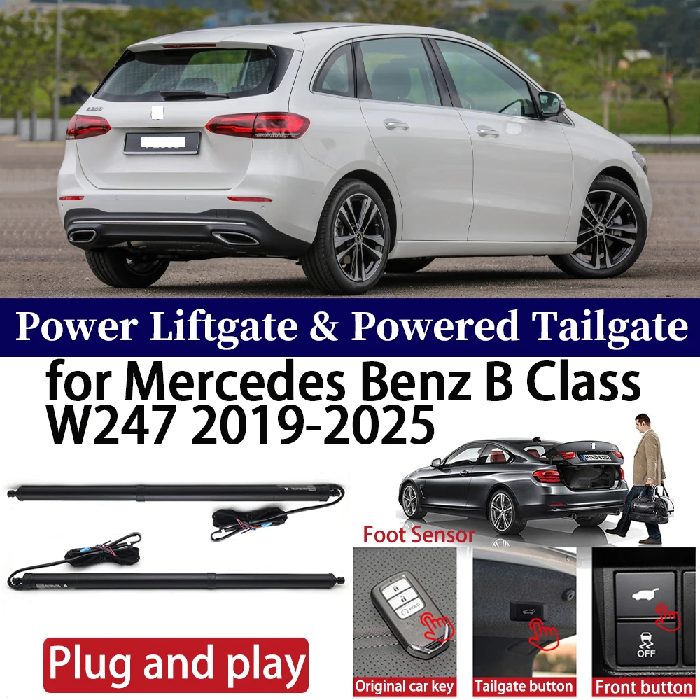 

for Mercedes Benz B Class W247 2019-2025 Car Auto Power Electric Tailgate Liftgate Lift Trunk Closer System Boot Lift Motor Kit