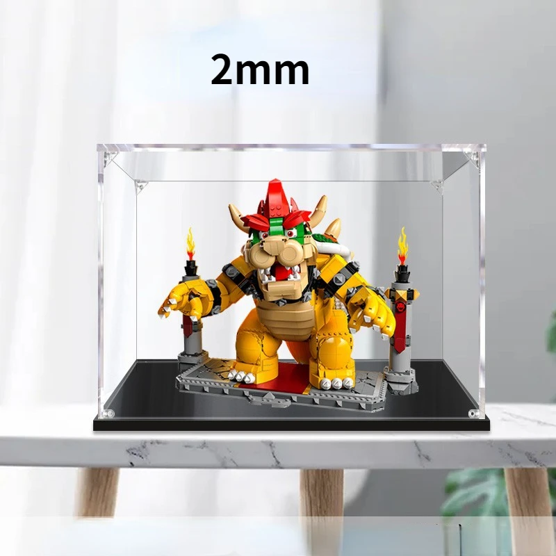 45 x 30 x 35cm 2mm Assembly Acrylic Display Box for 71411 Building Blocks Showcase Blocks Accessories No Glue