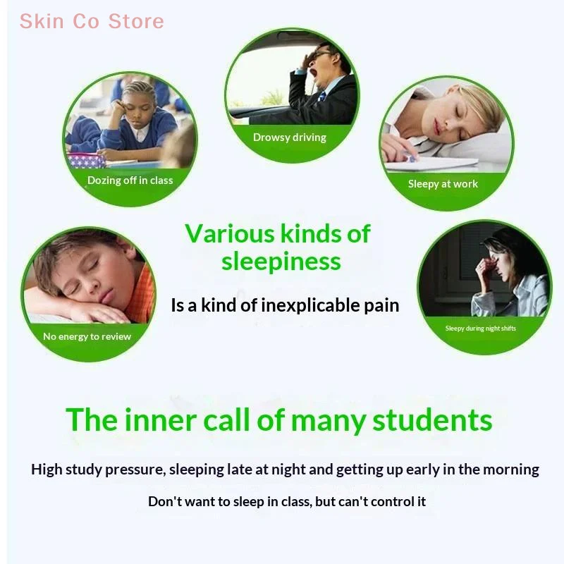 [CO]1/2/3Pcs Mint Nasal Inhaler Stick Refreshing Portable Essential Oil Stick For Driving Working Studying[CO]