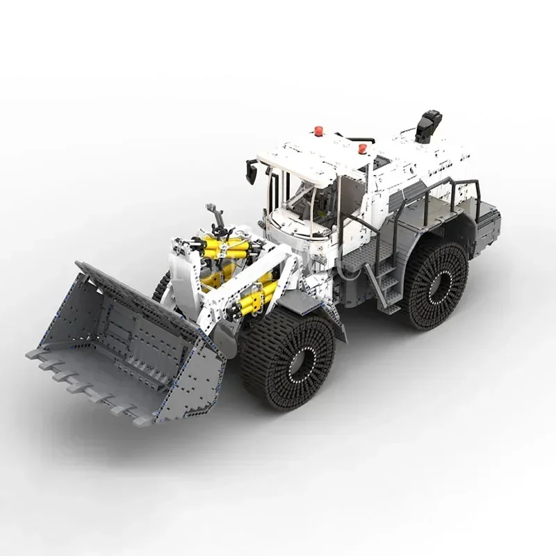 Lepin Moc-49777 Giant Liebherr L586 Project Remote Control Bulldozer Forklift Difficult Assembly Toys Children's Christmas GiftS