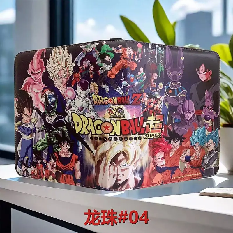 Álbum de Cartas Dragon Ball 900, Libro de Almacenamiento con Páginas Sueltas, Nueve Compartimentos, para Cartas Pequeñas, Colección de Anime y Cómics, Paquete de Regalo Coleccionable