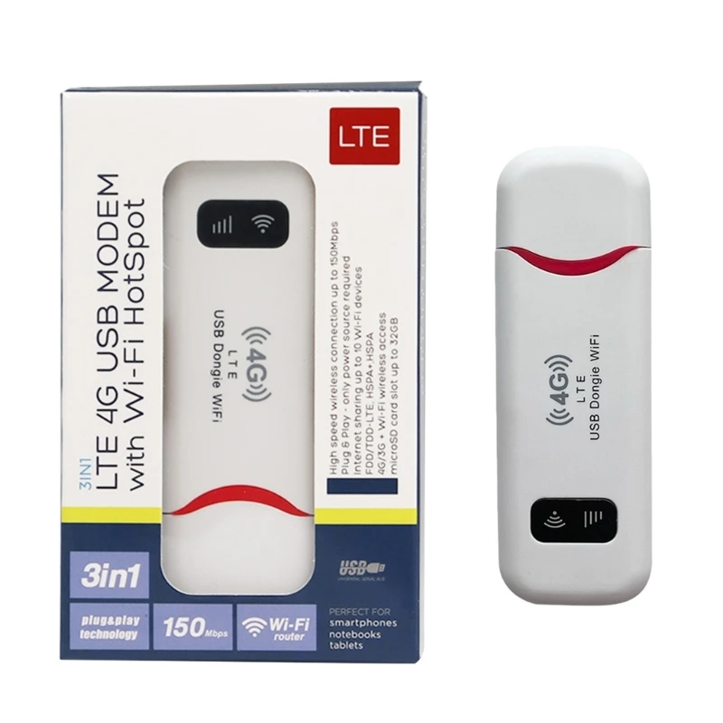 Mạng không dây Bộ định tuyến LTE USB Bộ định tuyến WiFi động Bỏ túi Điểm truy cập động Dropship