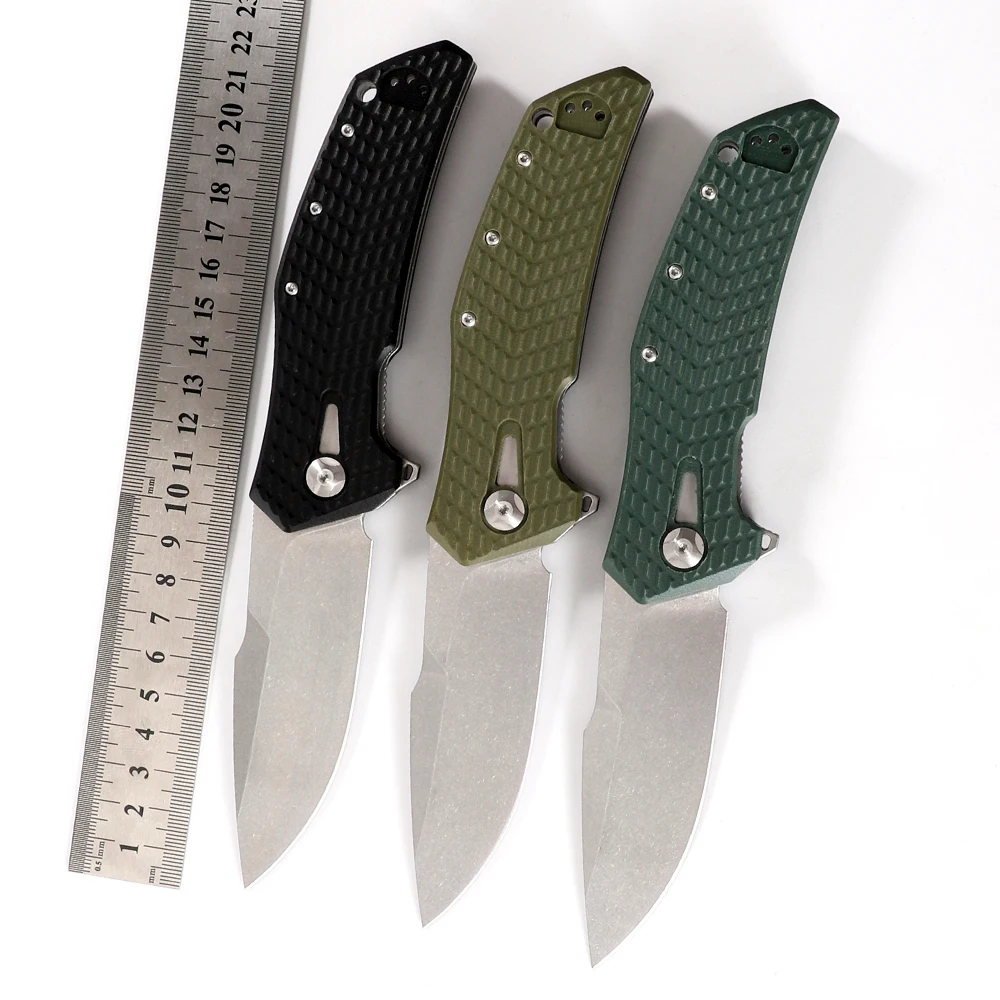 NINE THORN folding knife, 440C blade, multi-function tool, G10 handle, pocket knife, outdoor camping, EDC pocket hand tool