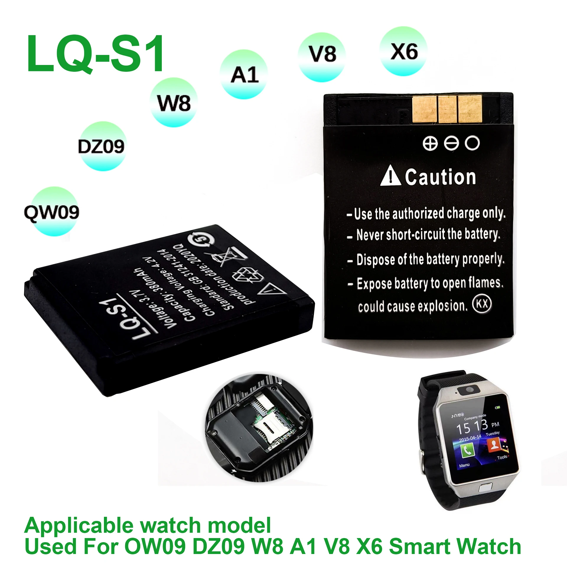 380Mah LQ-S1 3.7V G…
