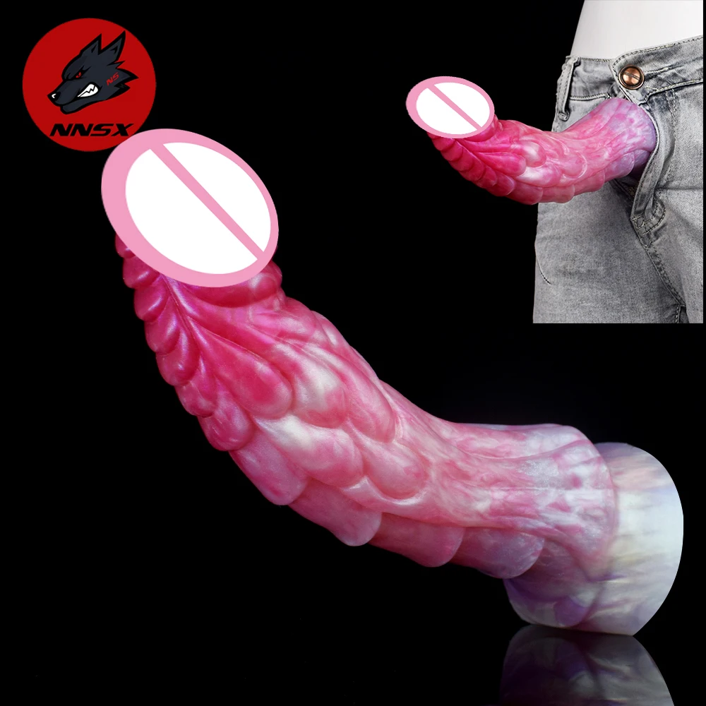 NNSX Curvy Realistic Dildo with Strong Sucker Fantasy Penis Sex Toys for G spot Sensual Stimulation Butt Plug for adult toys