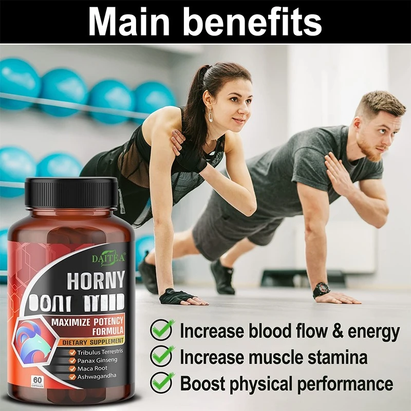 Muscle Gaining Supplement Capsules - Muscle Growth,Men's Health Support Supplement