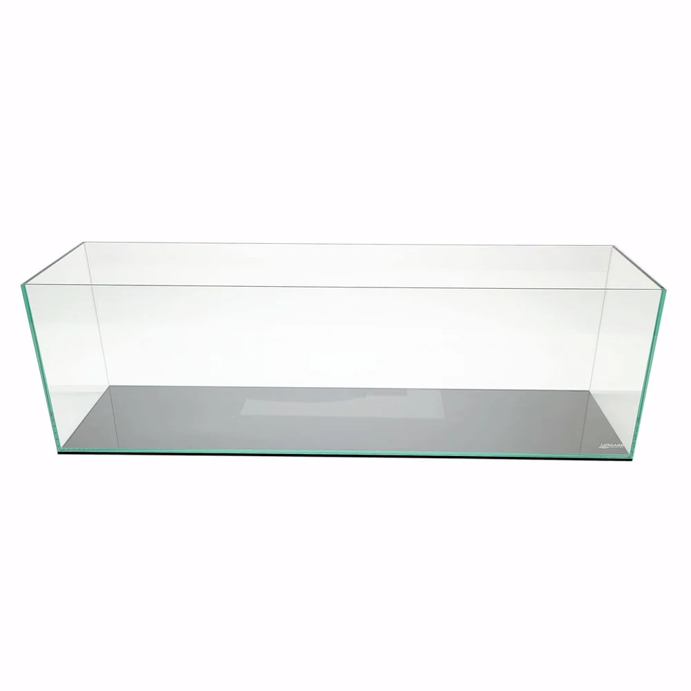 16 Gallon Clear Glass Bookshelf Aquarium Low Iron Glass LED Lighting Mechanical Filtration System Aquatic Life Support